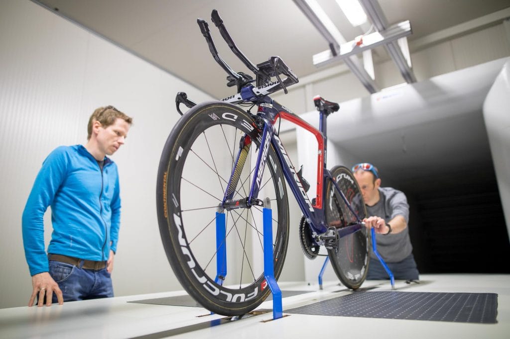 El estudio del material de las bicicletas también es parte del proceso. Foto: Daniel Geiger / Merida Europe GmbH