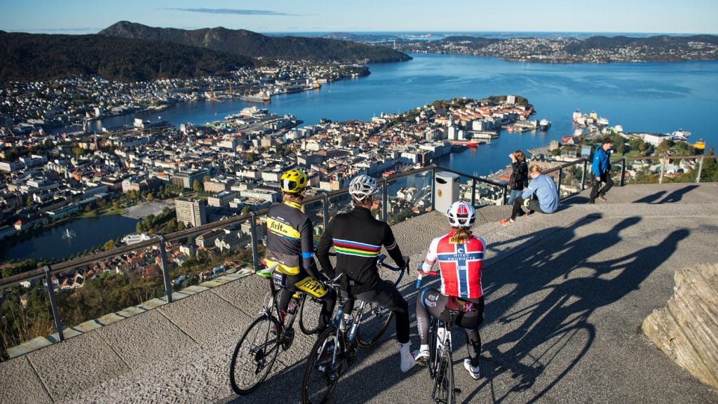 Las vistas desde la cima Noruega harán disfrutar de Bergen. Foto: Bergen 2017 / Tom Gulbrandsen