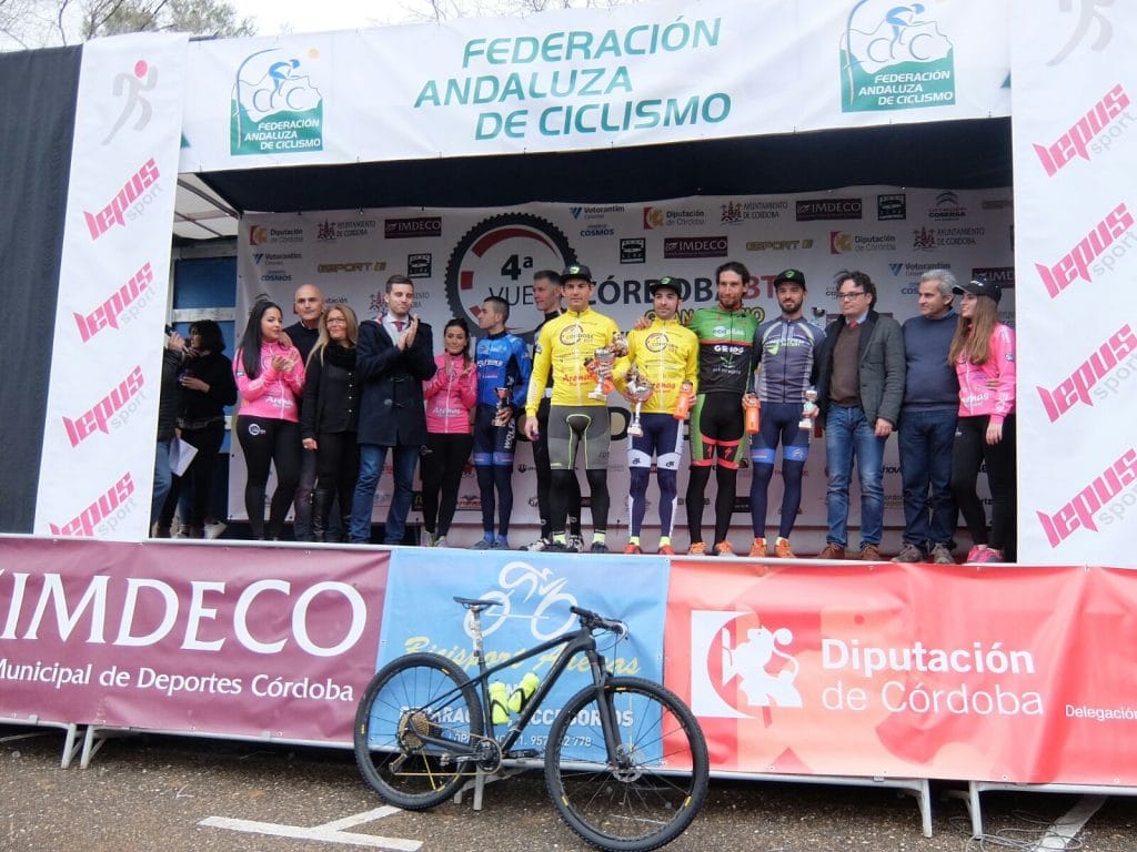 Podio final IV Vuelta Cordoba BTT