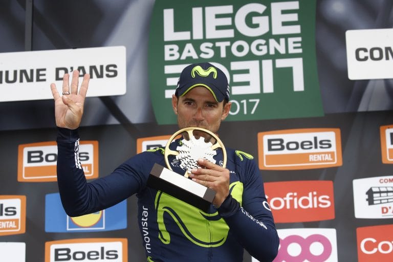 valverde-movistar-podio-cuatro-lieja-2017
