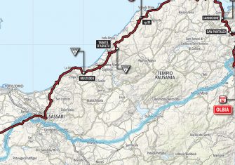 Giro Italia: La 1ª etapa (Alghero-Olbia, 206 km), al detalle