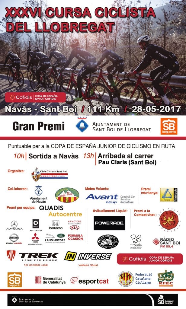 El cartel oficial.