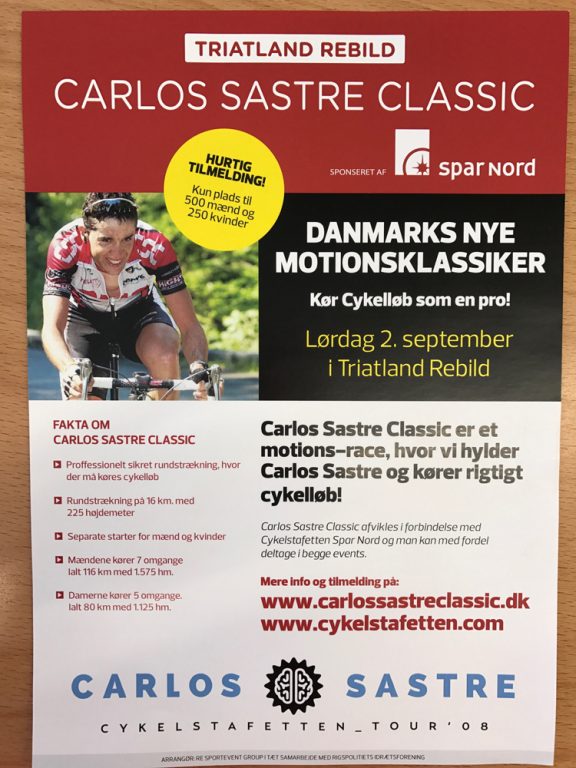 Carlos Sastre presentó en Dinamarca la ‘Carlos Sastre Classic’
