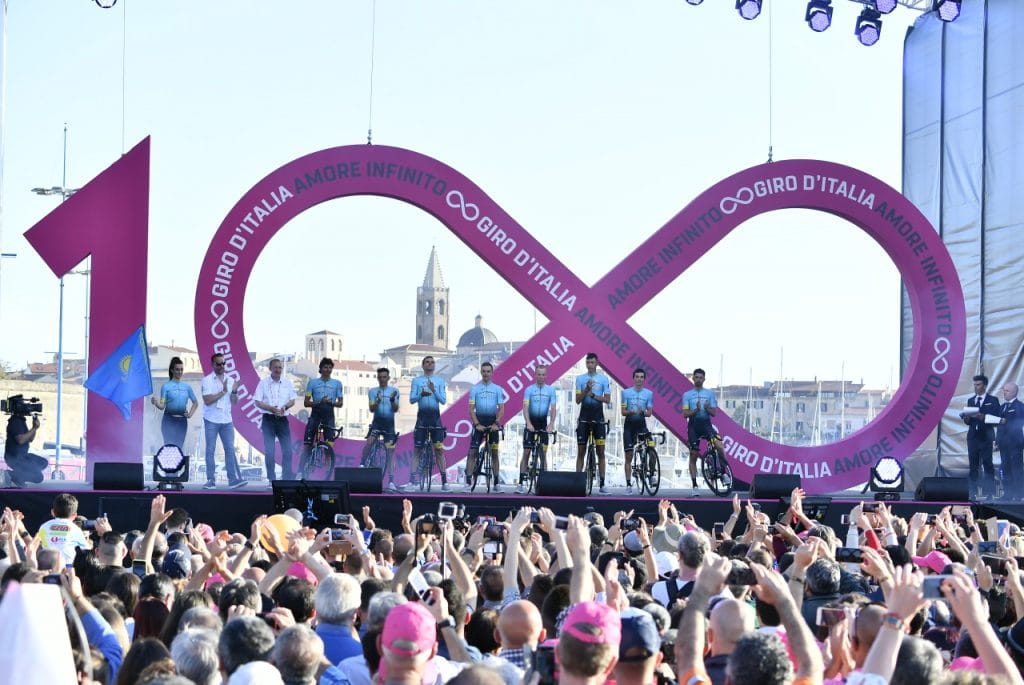 El Astana. Foto: LaPresse - D'Alberto / Ferrari