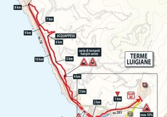 Giro Italia: La 6ª etapa (Reggio Calabria-Terme Luigiane, 217 km), al detalle