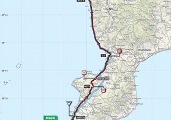 Giro Italia: La 6ª etapa (Reggio Calabria-Terme Luigiane, 217 km), al detalle
