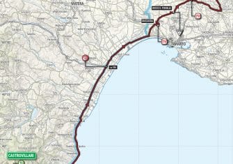 Giro Italia: La 7ª etapa (Castrovillari-Alberobello, 224 km), al detalle