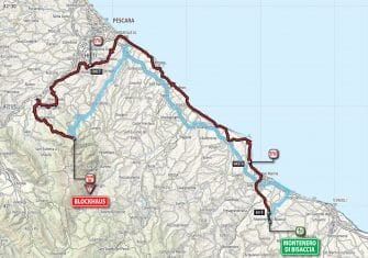 Giro Italia: La 9ª etapa (Montenero di Bisaccia-Blockhaus, 152 km), al detalle