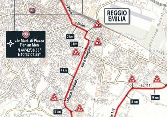 Giro Italia: La 12ª etapa (Forlì-Reggio Emilia, 234 km), al detalle