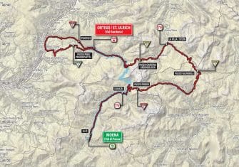 Giro Italia: La 18ª etapa (Moena-Ortisei, 137 km), al detalle