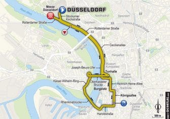 Tour Francia: La 1ª etapa (Düsseldorf CRI, 14 km), al detalle