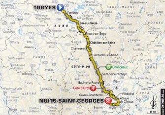 Tour Francia: La 7ª etapa (Troyes-Nuits-Saint-Georges, 213,5 km), al detalle
