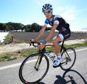 Un sub23 del Polartec-Contador, al training camp del Trek-Segafredo