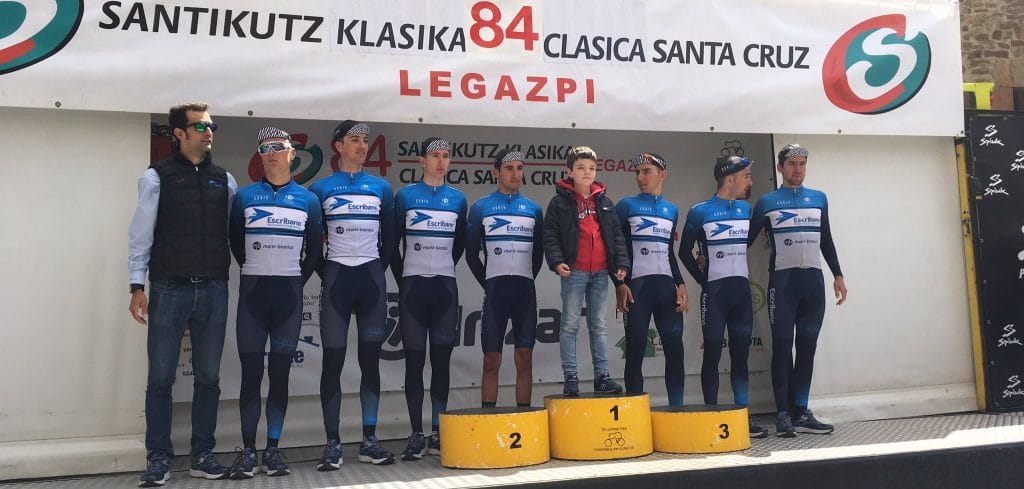 Vencedores por equipos en la Copa de España de Legazpi. Foto: RFEC