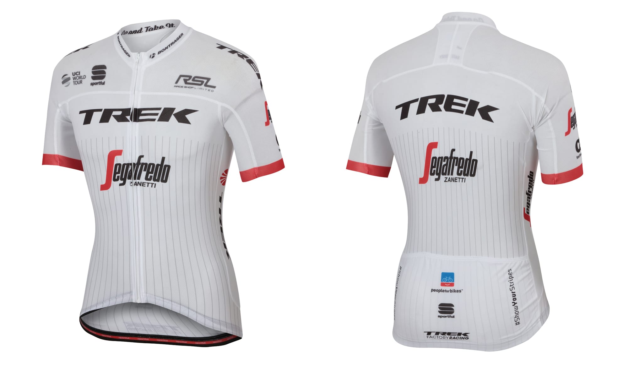 Santini Trek Segafredo Tour De France Short Sleeve Jersey Men au
