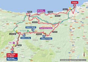 Vuelta España: La 18ª etapa (Suances-Santo Toribio de Liébana, 169 km), al detalle