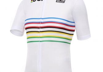 Santini y la UCI presentan su colección arcoíris (Vídeo y fotos)