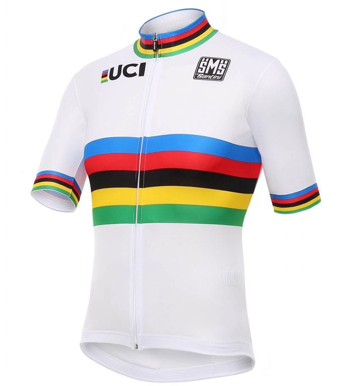 Santini y la UCI presentan su colección arcoíris (Vídeo y fotos)