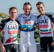 UAE: Fabio Aru, Daniel Martin y Alexander Kristoff lucen su nueva piel
