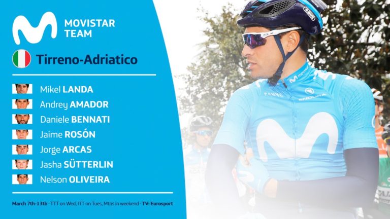 Landa, líder de Movistar en Tirreno-Adriático