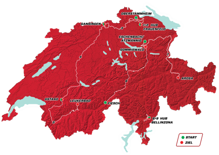 El Tour de Suiza desvela el recorrido de 2018