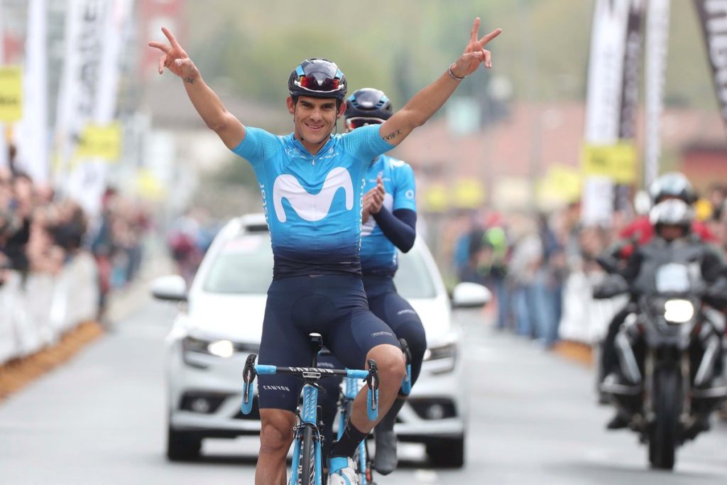 andrey-amador-movistar-team-celebra-amorebieta-2018
