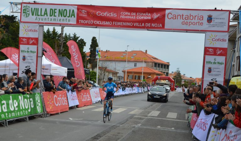 Copa España féminas: Mavi García (Movistar Team) se exhibe en Noja