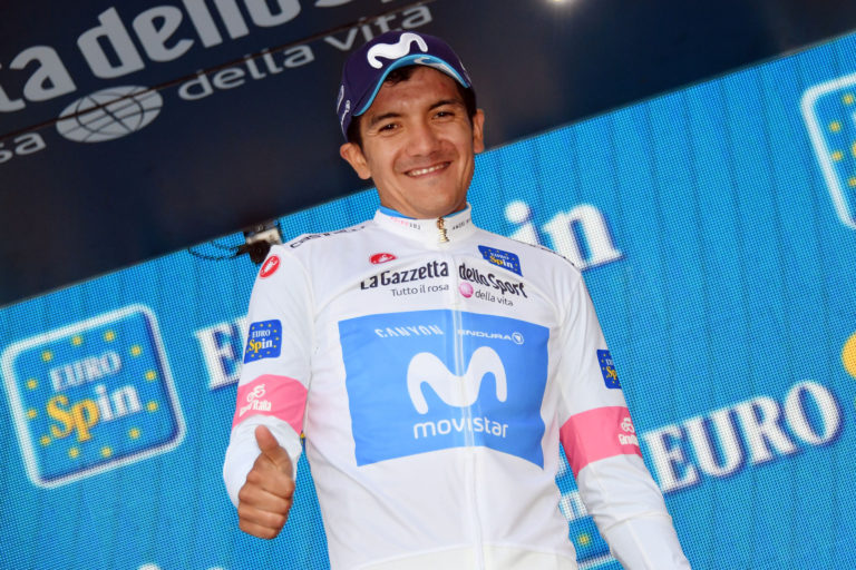 richard-carapaz-movistar-blanco-6ª-etapa-giro-2018