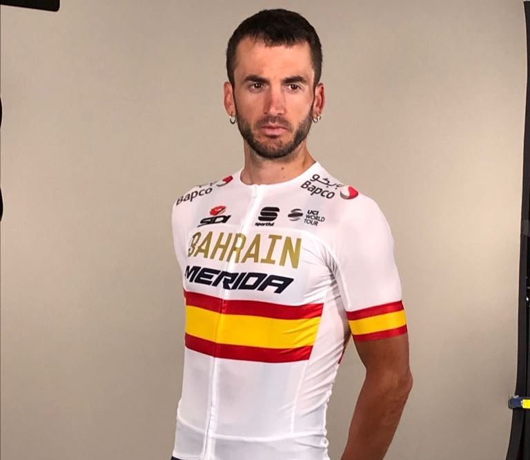gorka-izagirre-bahrain-merida-maillot-campeon-españa-2