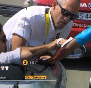 Tour Francia: Quintana, al suelo (Vídeo)