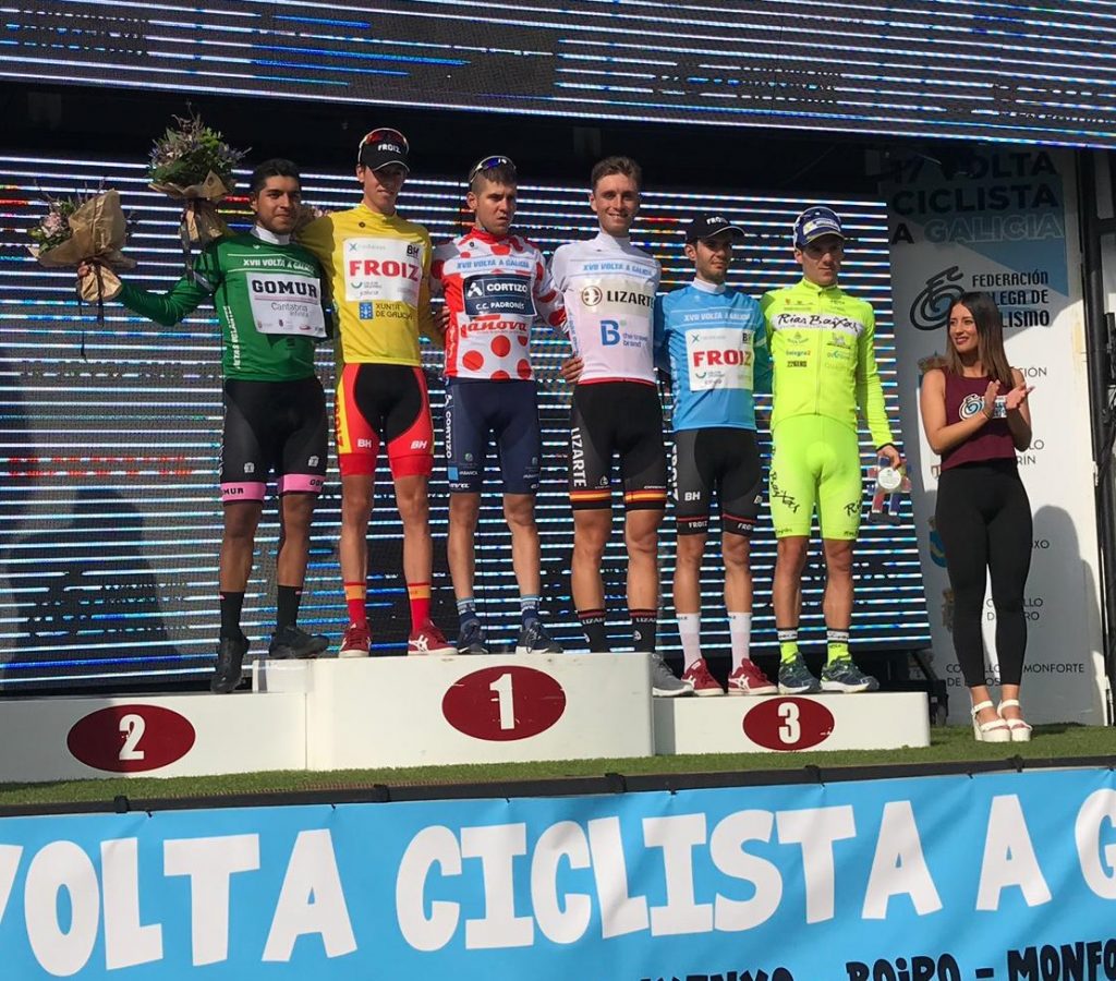 2ª Etapa-Volta-Galicia-podio-(Maillots)