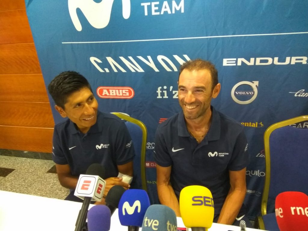 alejandro-valverde-nairo-quintana-movistar-team-2018-salamanca