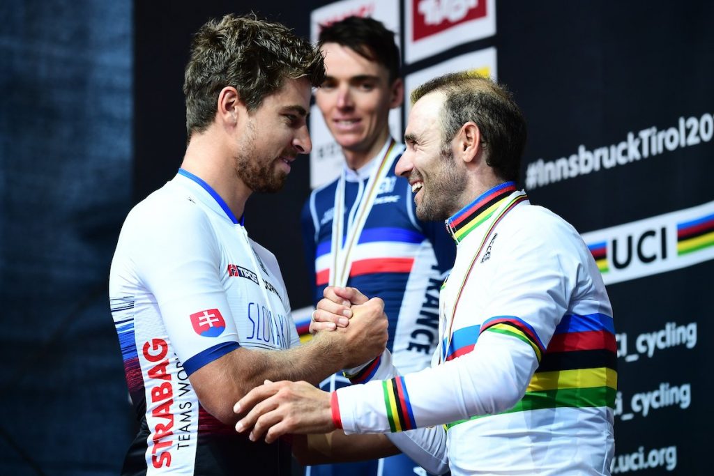 alejandro-valverde-peter-sagan-podio-innsbruck-2018