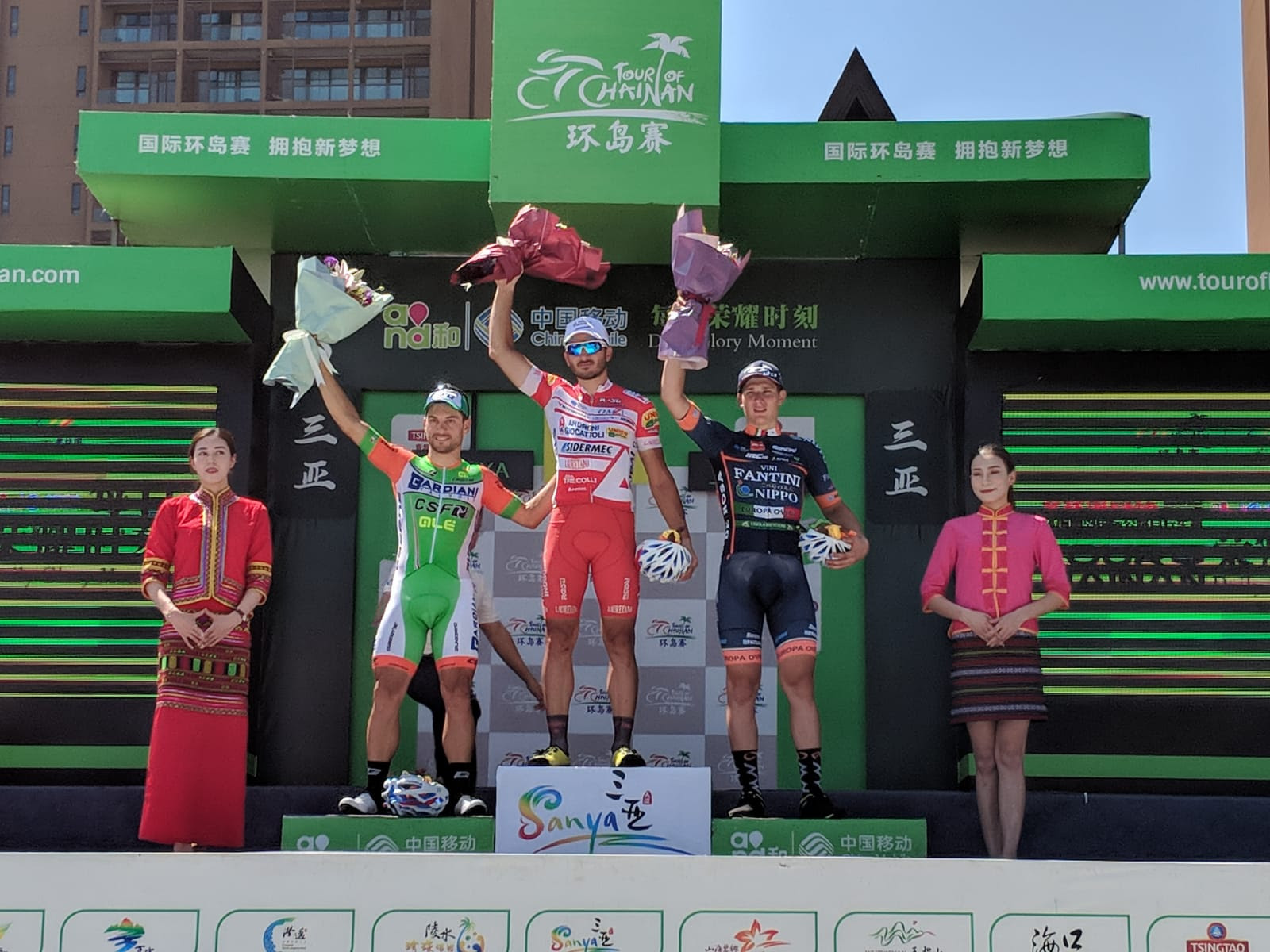 Tour Hainan Marco Benfatto, quinto sprinter en mojar Zikloland