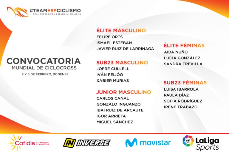 Mundial Ciclocross: La Selección española desvela su convocatoria