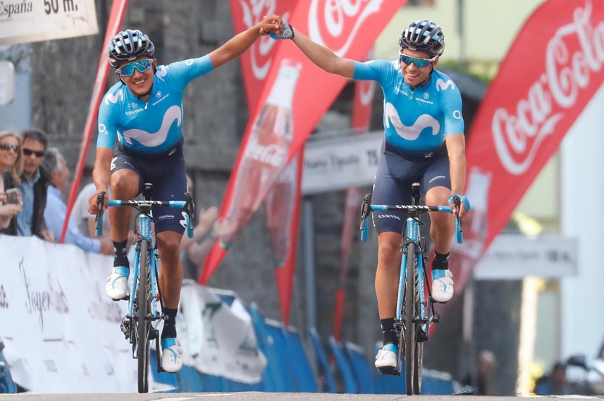 mikel-landa-richard-carapaz-movistar-team-vuelta-asturias-2019