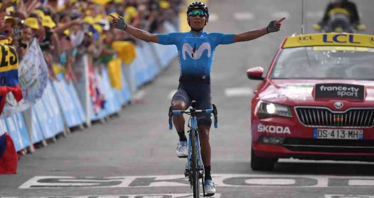 Tour Francia: Nairo Quintana vence en Valloire; Alaphilippe resiste