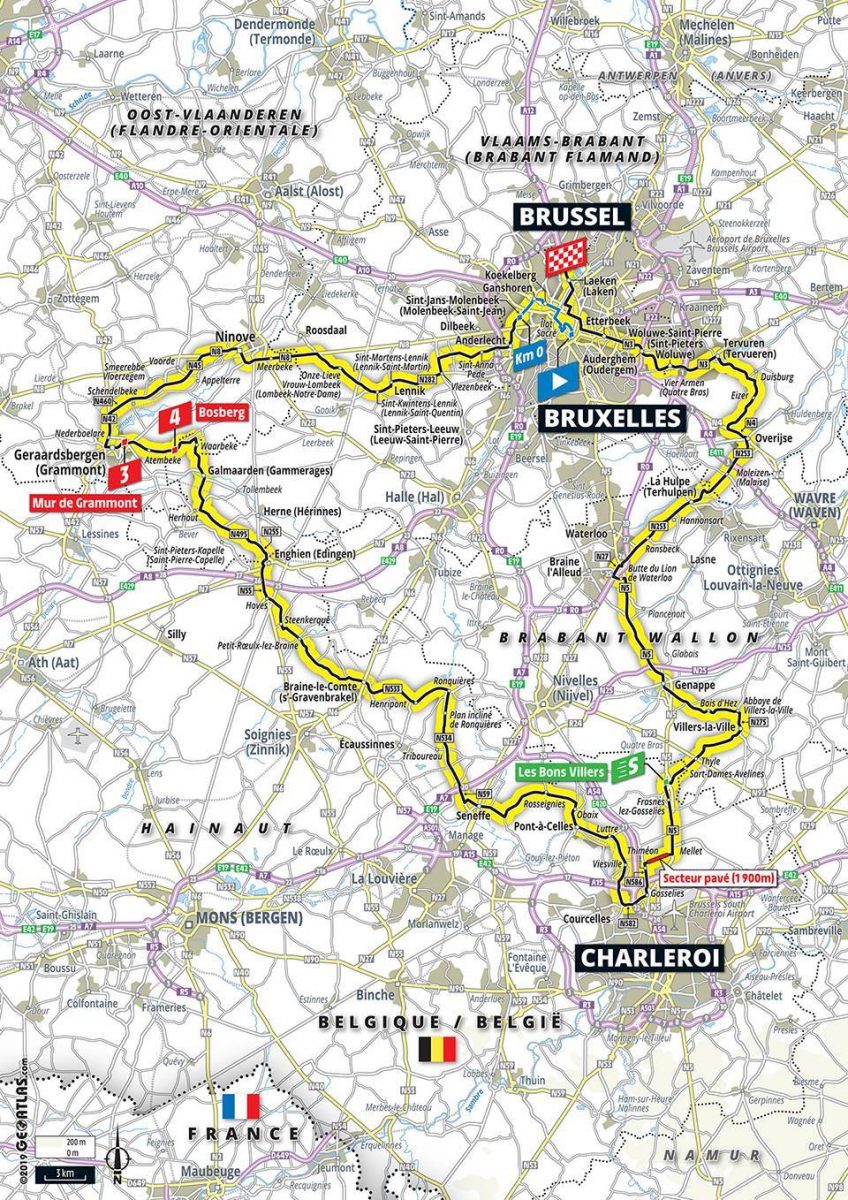 Tour Francia 1ª etapa Un sprint entre los bosques (Previa) Zikloland