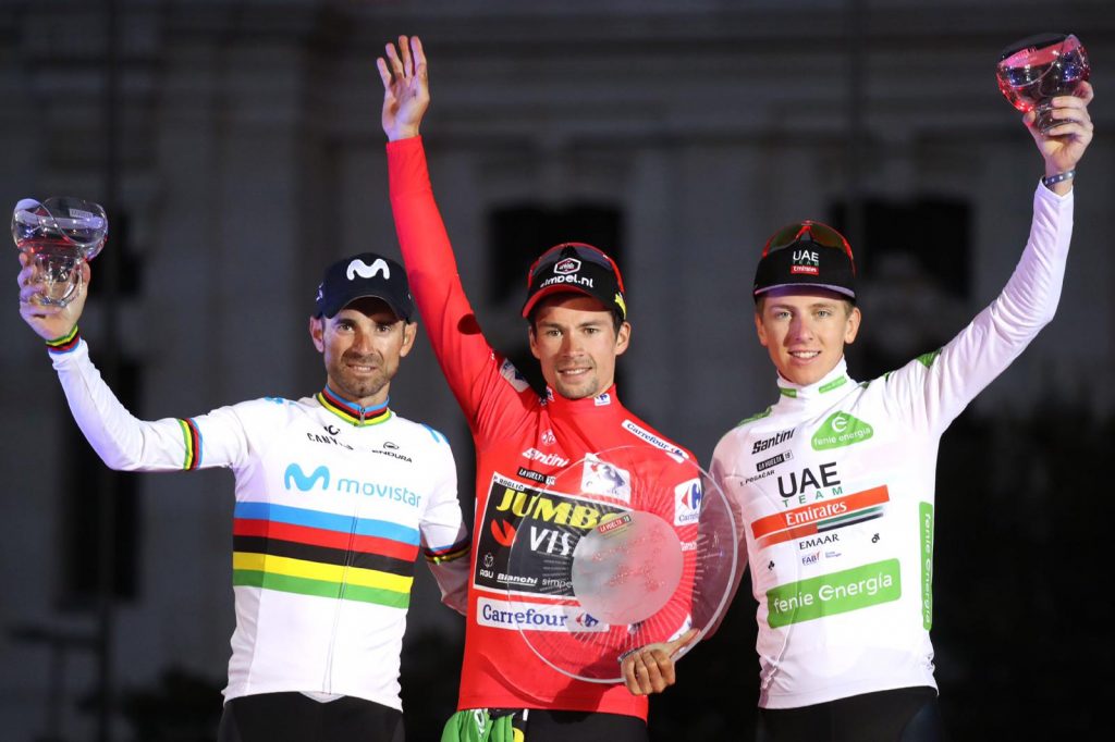 primoz-roglic-alejandro-valverde-tadej-pogacar-vuelta-espana-2019-etapa21