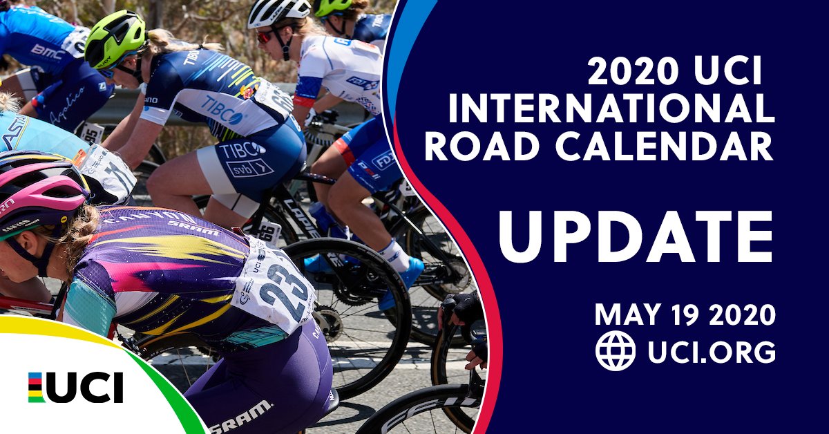 La UCI anuncia el calendario 2020 al completo Zikloland
