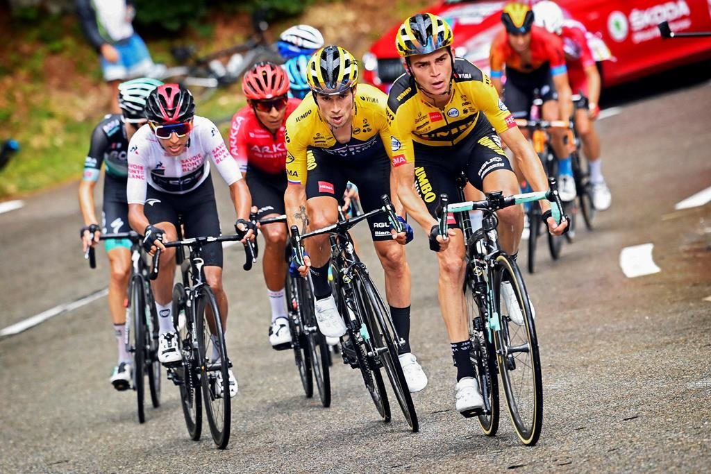 primoz-roglic-sepp-kuss-team-jumbo-visma-egan-bernal-nairo-quintana-criterium-dauphine-2020-etapa2