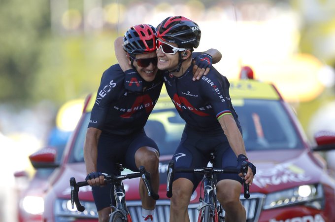 Michal Kwiatkowski- Richard Carapaz-Ineos Grenadiers-Tour Francia-2020