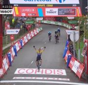 Vuelta a España: Roglic alza los brazos en Arrate (Vídeo)