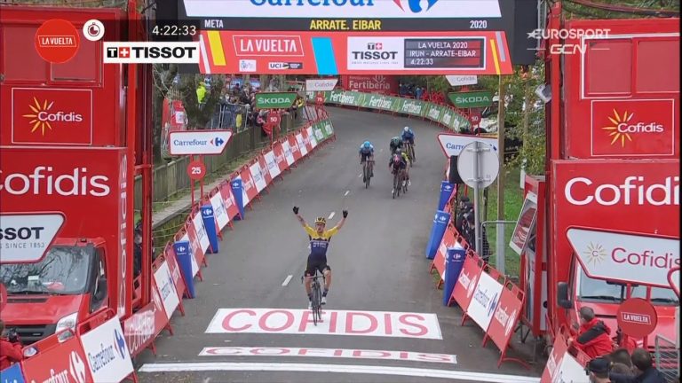 Vuelta a España: Roglic alza los brazos en Arrate (Vídeo)