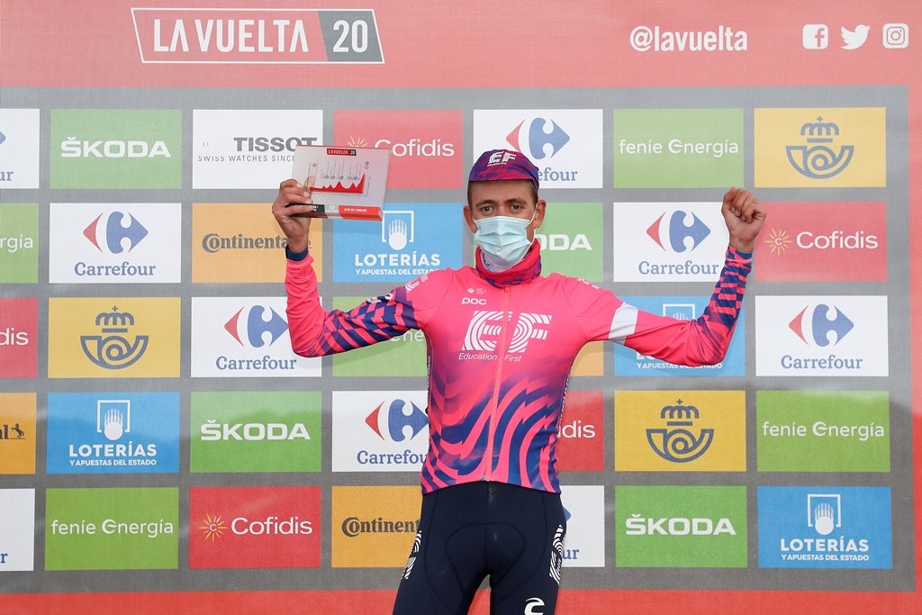 hugh-carthy-ef-pro-cycling-vuelta-españa-2020-etapa12-podio