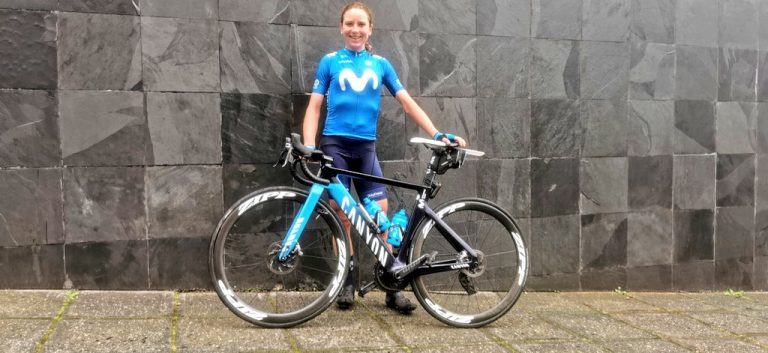 Movistar Team: Annemiek van Vleuten ya luce de azul
