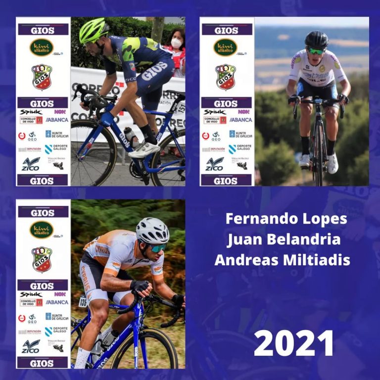 El Gios-Kiwi Atlántico confirma cinco ciclistas