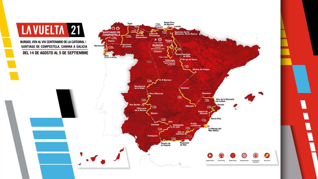 La Vuelta a España 2021 presenta su recorrido - Zikloland