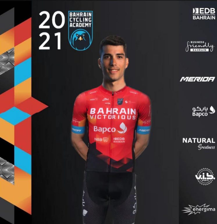 Un tercer español para el Bahrain Cycling Academy