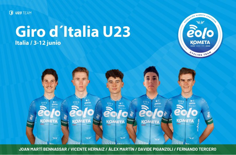 El Eolo-Kometa, con «muchas ganas de empezar» el Giro sub23